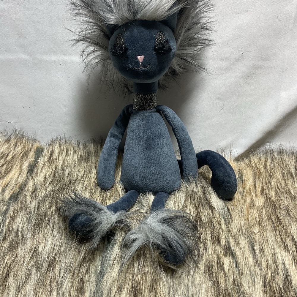 Jellycat Gray and Black Stuffed Animal